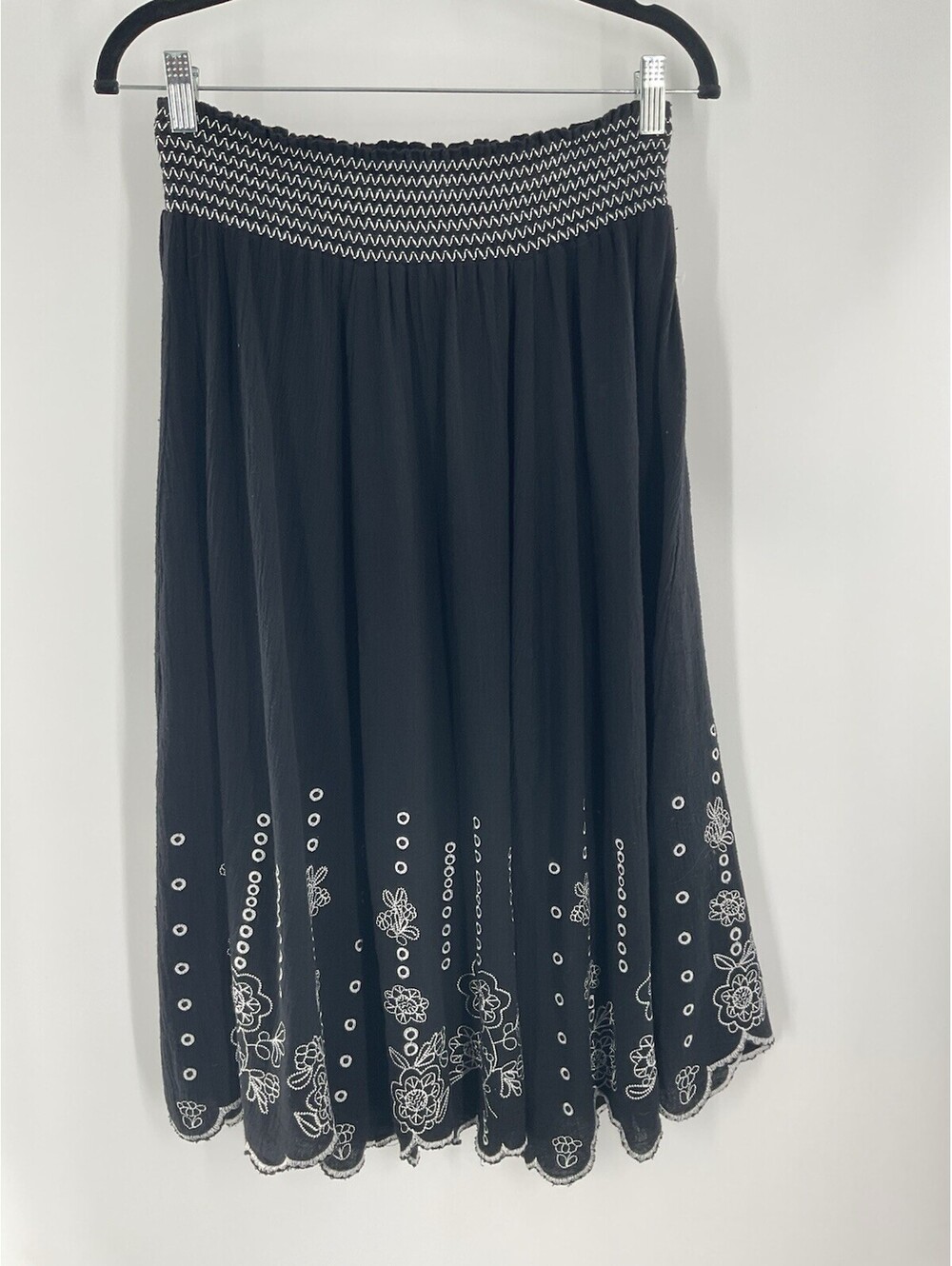 Notations Women’s Black Embroidered Skirt 120